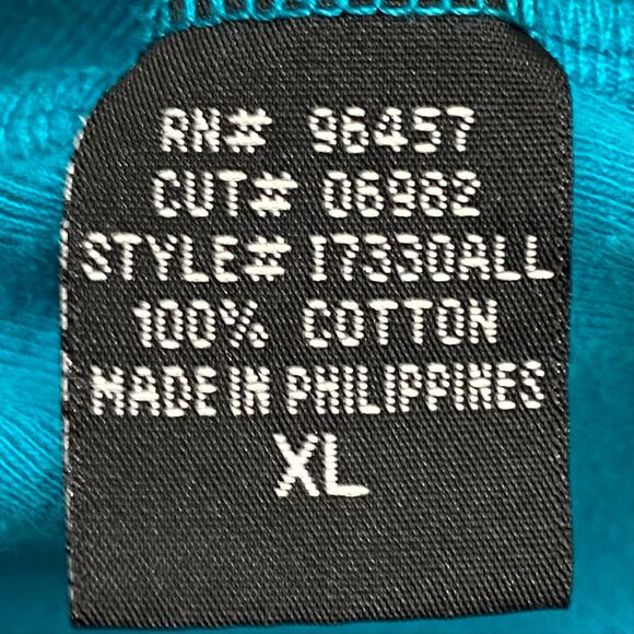 Vtg 90s 00s Y2K Striped Lace Trim Straps Camisole Tank Top Womens XL Blue Cotton - Picture 10 of 11